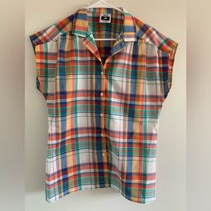 Vintage Canadian made button up Top